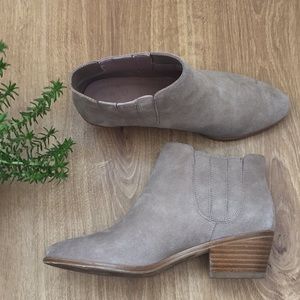 Joie Barlow Booties in Grey Suede